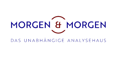 Morgen und Morgen Logo mit transparentem Hintergrund